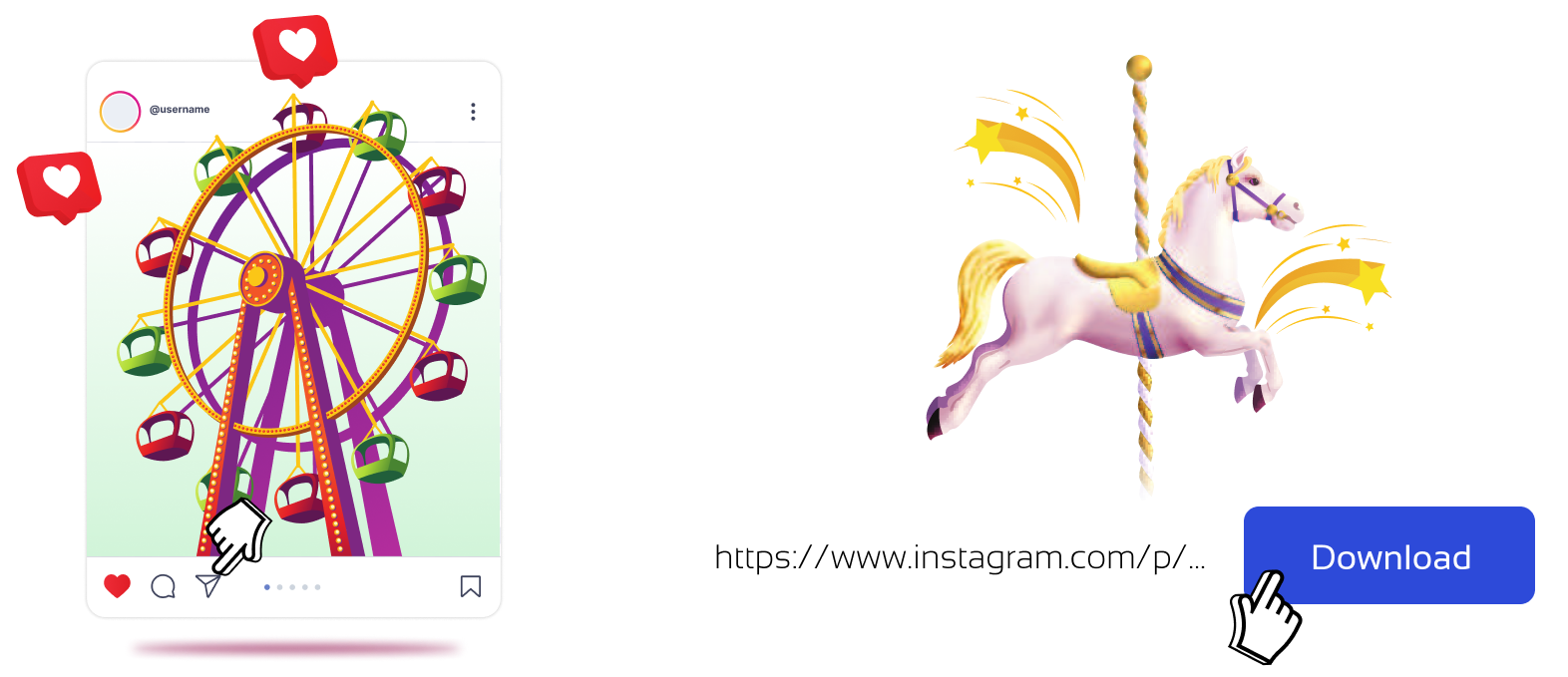 מַהְדֵּר קרוסלה מאינסטגרם