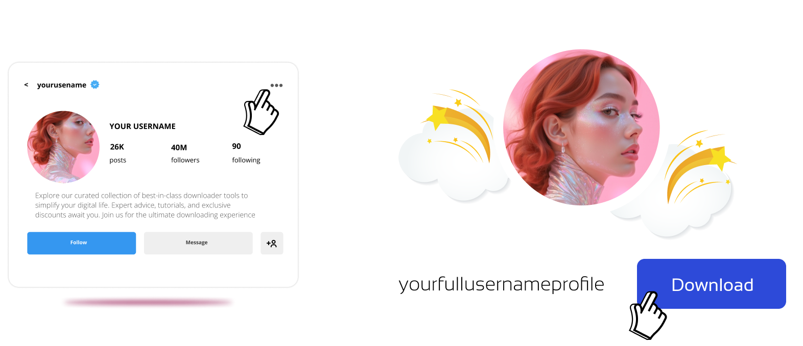 인스타그램 프로필 사진 다운로더